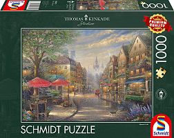 Schmidt 1000 Pieces Puzzle: T. Kincaid Cafe in Munich