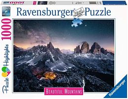 Ravensburger 1000 Pieces puzzle: Three vertices. Dolomites