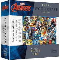 Wooden Trefl Puzzle 1000 Pieces: The Marvel Comics Universe