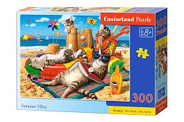 Castorland Puzzle 300 pieces: Cat Beach