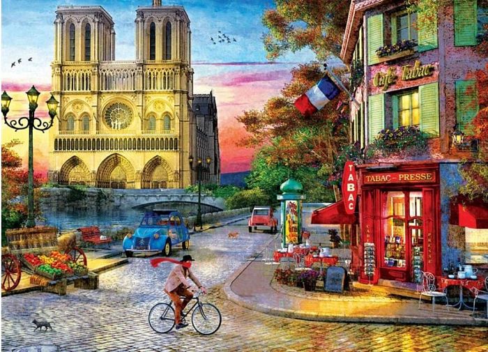 Puzzle Eurographics 1000 pieces: Notre Dame, Dominic Davison 6000-5530