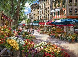 Anatolian jigsaw puzzle 1000 pieces Flower market in Paris