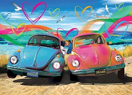 Puzzle Eurographics 1000 details: beetle Love by p. Greenfield