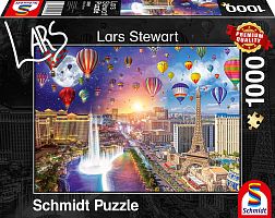 Schmidt 1000 Pieces Puzzle: Las Vegas-Day and Night