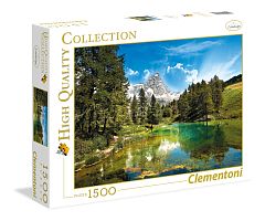 Puzzle Clementoni 1500 details: Forest lake