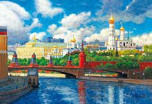 Wooden puzzle 180 parts DaVICI: Moscow Kremlin