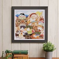 Pintoo 900-piece puzzle: Keyto. Cat Shop