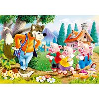 Jigsaw puzzle Castorland 60 pieces: Three little pigs