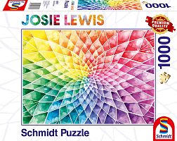 Schmidt 1000 Piece puzzle: J. Levis. Colorful flower