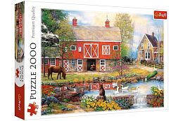 Trefl puzzle 2000 details: rural life