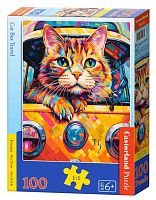 Castorland 100-piece Puzzle: The Traveling Cat