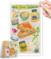 Pintoo 1000-piece puzzle: Lucille Prache. Tuna and salad sandwich