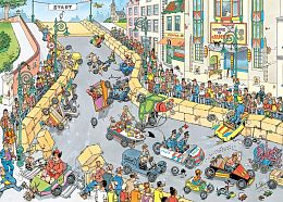 Puzzle Jumbo 1000 pieces: Homemade Racing