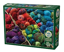 Cobble Hill Puzzle 1000 pieces: Skeins of yarn