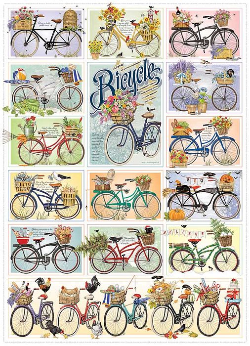 Cobble Hill Puzzle 1000 pieces: Bicycles 80274