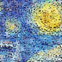 Pintoo 500 pieces puzzle: V. Gog. Starry Night-a puzzle in a puzzle