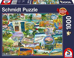 Schmidt Puzzle 1000 pieces: Stickers from travel