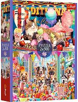 Trefl Puzzle 2x500 pieces: Furry Friends