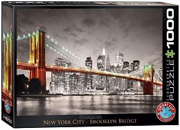 Puzzle Eurographics 1000 pieces new York Brooklyn bridge