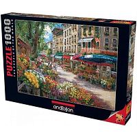 Anatolian jigsaw puzzle 1000 pieces Flower market in Paris