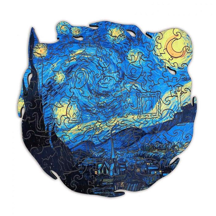 Wooden Puzzle 101 pieces Woodzle: Starry Night, S wo.4808