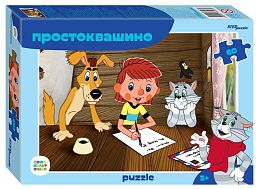 Step puzzle 60 pieces: Prostokvashino (new)