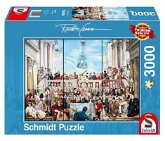 Schmidt puzzle 3000 pieces: R. Casaro. Thus passes the glory of the world