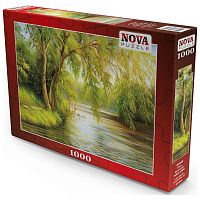 Puzzle Nova 1000 details: Willow by the stream