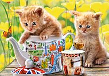 Puzzle Castorland 500 items tea-Time-kittens