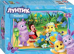 Puzzle set for children 8 pieces of 80 pieces: Cartoon characters - 2