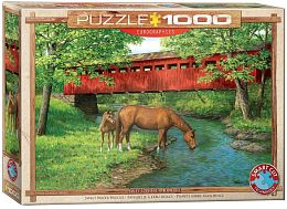 Puzzle Eurographics 1000 pieces: Bridge in the forest