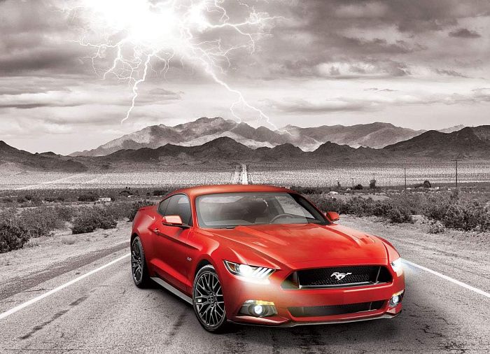Puzzle Eurographics 1000 items: Ford Mustang 215 6000-0702