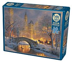 Puzzle Cobble Hill 500 pieces: Winter Park in the city