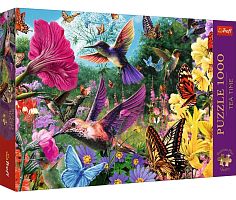 Trefl 1000 Pieces Puzzle: Tea Time. The Hummingbird Garden