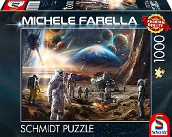 Schmidt 1000-piece puzzle: M.Farrell. Space exploration