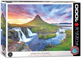 Eurographics 1000 pieces puzzle: Kirkjufell. Iceland