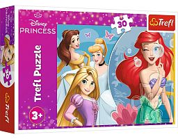 Trefl Puzzle 30 pieces: A beautiful day of Princesses