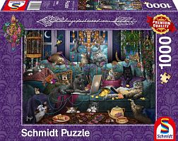 Schmidt 1000 piece puzzle: B.Ashwood. Domestic cats