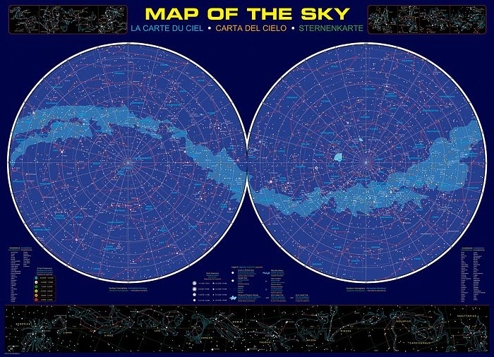 Eurographics 1000 details Puzzle: Sky Map 6000-1010