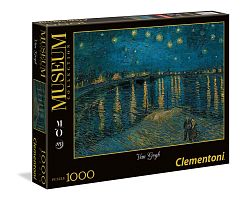 Jigsaw puzzle 1000 pieces Clementoni van Gogh. Starry night over the Rhone