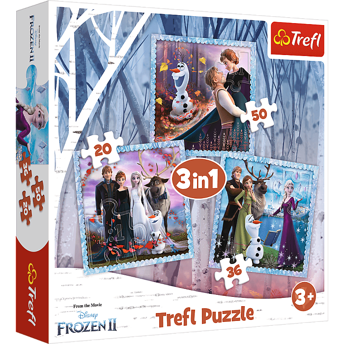 Trefl Puzzle 20#36#50 details: A Magical Story, Frozen TR34853