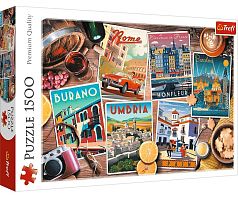 Trefl Puzzle 1500 pieces: Travel in Europe, collage