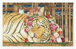 Pintoo 1000 piece puzzle: Good night tiger