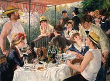 Puzzle Pomegranate 1000 pieces: Renoir luncheon of the boating party