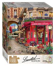 Step puzzle 1000 pieces: Cafe des Paris