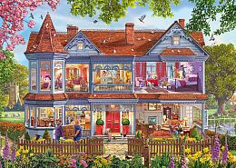 Schmidt 1000 pieces puzzle: A House in Spring