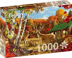 Enjoy 1000 pieces puzzle: Somewhere in the field