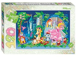 A set of 8 puzzles with 120 parts Step: Favorite fairy tales