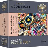 Wooden Trefl Puzzle 500 +1 pieces: In the world of music