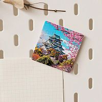 Pintoo Puzzle 16 pieces: Osaka Temple (with magnet)